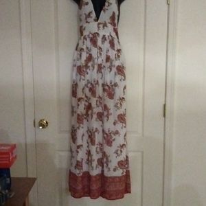 Ladies halter maxi dress